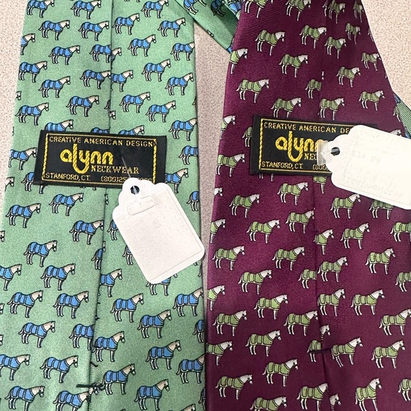 NWT Alynn Neckwear Steeple Chase Derby Ties - Picture 5 of 8